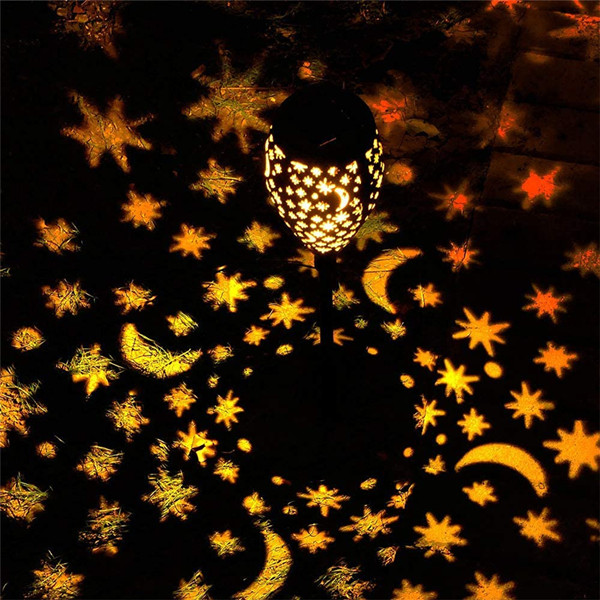 Solar Lights Outdoor (Black 2 Pack)