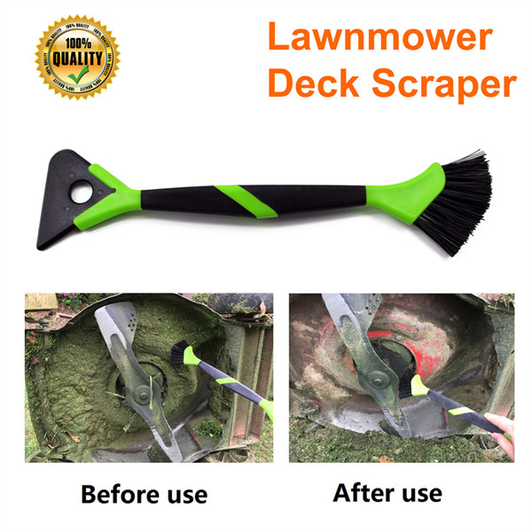 Lawn mower deck cleaner