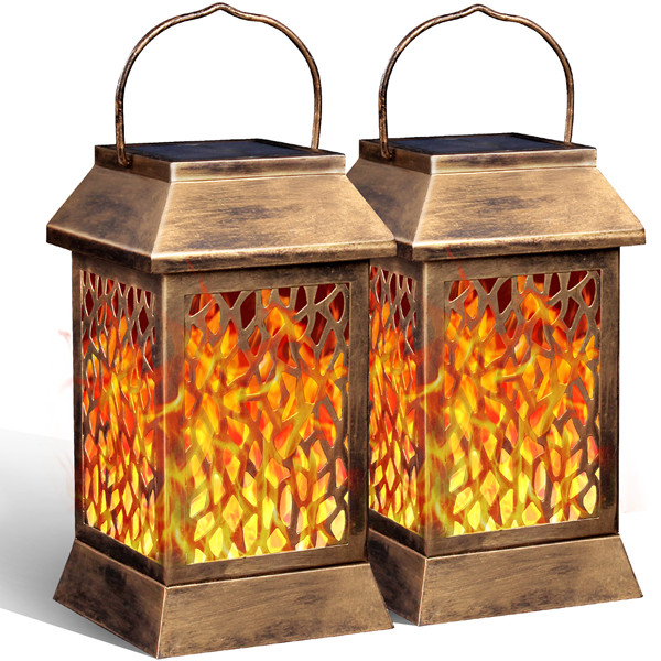 Gridded Lantern Lamp Set