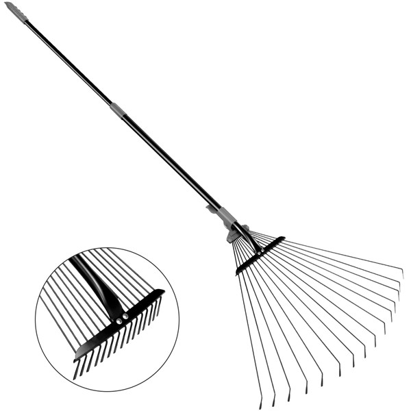 Garden Leaf Rake 64 Inch